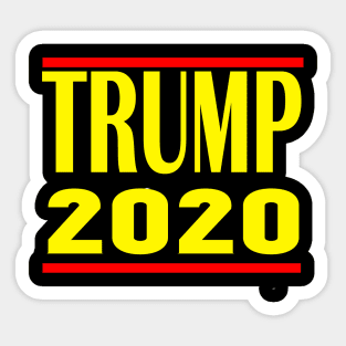 Trump 2020 campaign Yellow Sticker